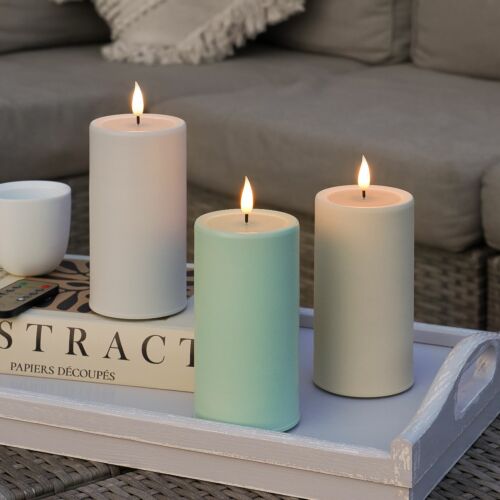 Ember™ LED Outdoor Candle Trio