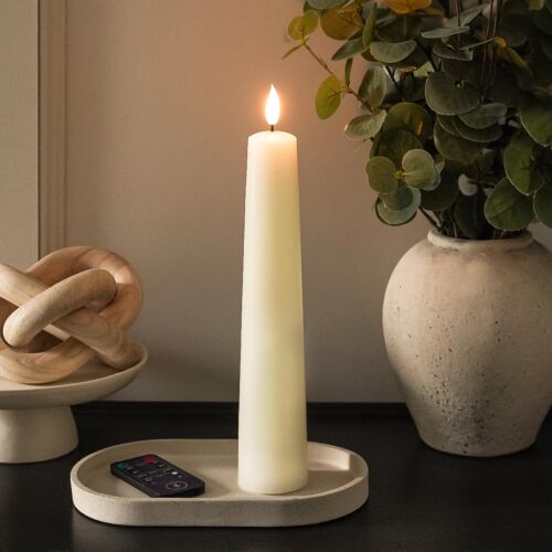 Ember™ Ivory LED Taper Candle 26cm