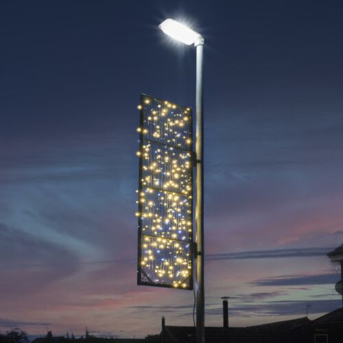 2m Outdoor Commercial Lamp Post Motif, ConnectPro® LEDs