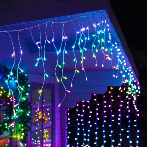 5m Smart App Controlled Twinkly Christmas Icicle Lights - Gen II
