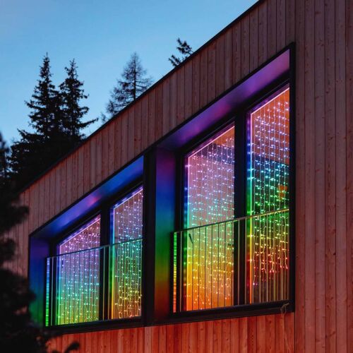 1.4m x 2.1m Smart App Controlled Twinkly Christmas Curtain Lights, Special Edition - Gen II